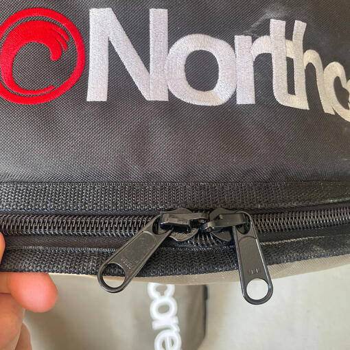 Zip sliders replaced on surfboard bag.